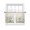 Off-white, variant on Spring Daisy Sheer Curtains 84 Inch Length 2 Panels Set Window Treatments, Country Botanicala Flowers Eucalyptus Trees Rod Pocket Semi Curtains for Living Room/Bedroom/Kitchen Décor, 104"W x 84"L
