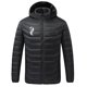 thumbnail image 2 of Chaquetas y abrigos casuales de manga larga con capucha, con USB, temperatura constante, calefactables, resistentes al viento, talla grande, para hombre y mujer, invierno 2021, 2 of 9