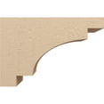 thumbnail image 3 of 9"W x 27"D x 18"H Classic Mediterranean Rough Cedar Woodgrain TimberThane Corbel, Primed Tan, 3 of 6