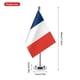 thumbnail image 2 of Clearance French Flag Table Flag Stand Desktop Flag Ornaments Indoor Single Pole Flag Stand Room Decoration Buy 2 get 10% off, 2 of 2