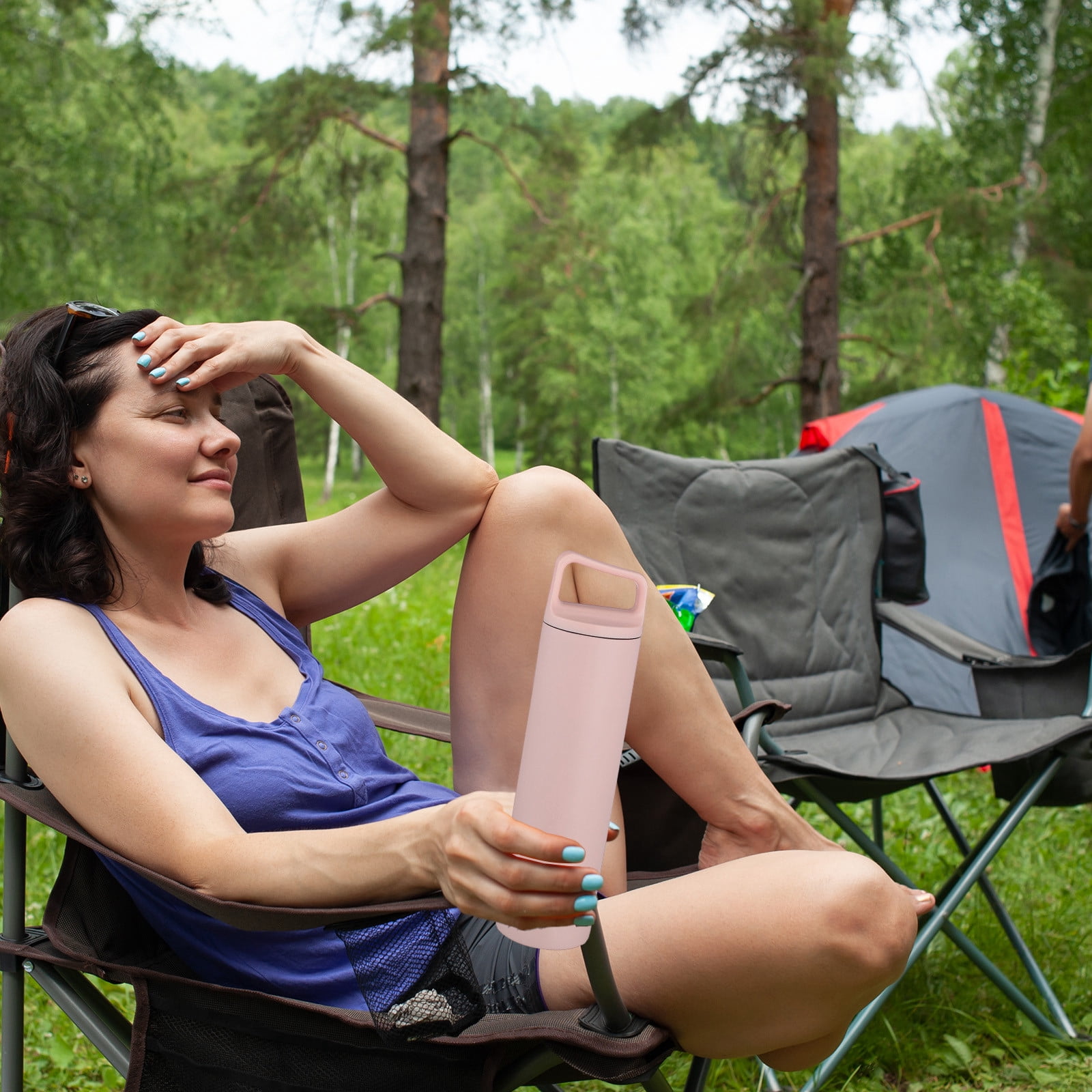 YiJuHui 3pcs Vacuum Insulated Water Bottle, Stainless Steel Wide Mouth Thermos for Hot Cold Beverages, Leakproof Portable Sports Outdoor Hiking Gym 0