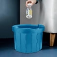 thumbnail image 4 of GUOOL Seau de Toilette Pliant Multifonction Sièges d'Urinoir pour Intérieur Bleu, 4 of 8
