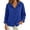 Blue sweatshirts fou women #4, variant on TtopsQueen Women’s Corduroy Button Down Shacket, Lapel Collar, Long Cuffed Sleeve, Dual Side Patch Pockets, Loose Drop‑Shoulder Oversized Shirt Jacket For Casual Street Going‑Out Black,L