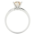 thumbnail image 4 of Solitaire Engagement Ring for Women - 1ct Natural Morganite in 14K White Gold Promise Ring, 4 of 6