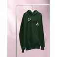 thumbnail image 3 of Beauty Lettering With Daisy  Hoodie Women -Image by Shutterstock, Female x-Large, 3 of 4