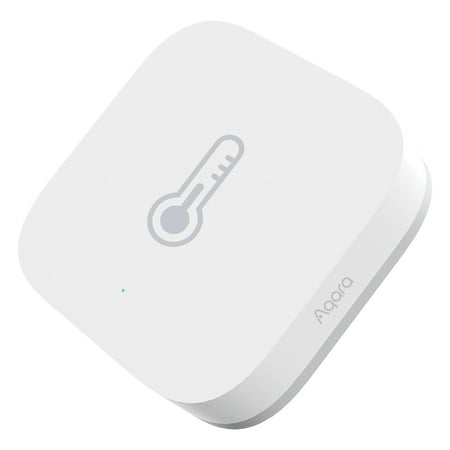 T1 Temperature and Humidity Sensor- Requires Aqara Hub, Supports Apple HomeKit, Alexa, Google, SmartThings - White