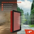 thumbnail image 3 of A-Premium Pre-oiled Engine Air Filter Compatible with Chevrolet Malibu, Corvette, Lumina & Buick Regal, Terraza & Cadillac XLR & Oldsmobile Aurora & Pontiac Grand Prix & Saturn Relay, 3 of 6