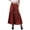 Red, variant on Moomaya Women's Elastic Waist Sharara Pants Cotton Loose Solid Color High Waist Dance Bottom