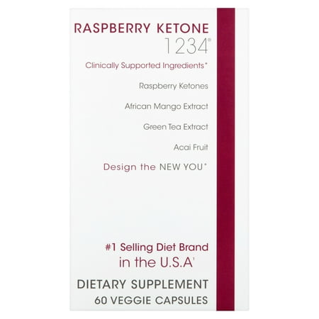 Creative Bioscience 1234 Raspberry Ketones Fat Blocker Weight Loss Pills, Veggie Ctules, 60 (Best Way To Use Raspberry Ketones)