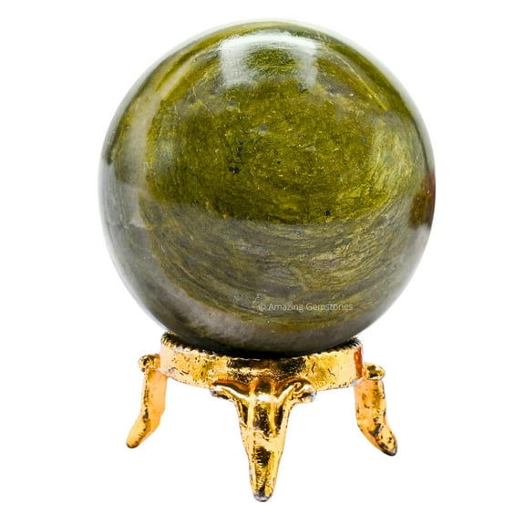 Vesuvianite Crystal Ball Sphere 2" Inches