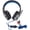Black Blue[cite: 1], variant on M Buder Gaming Headset Luminous Adjustable Volume 3.5mm with Microphone for PC, PS4 Black Red 8.26 inches / 21 cm[cite: 1]