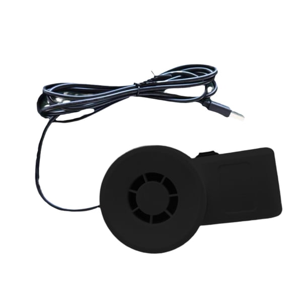 Ventilador de aire frío para acuario, silencioso, fácil de instalar, compacto y pequeño para pecera. blanco