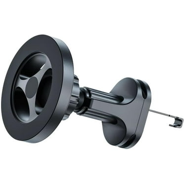 Magnetic Car Mount, Magnetic Phone Holder for Car, Car Phone Mount, Magnetic Car Phone Holder Compatible with iPhone 14/13/12 Series, Does Not Support Charging, Metallic Black