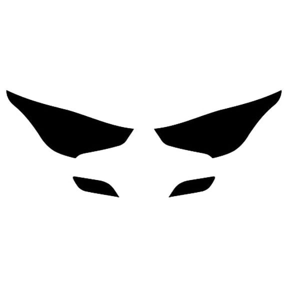 Rtint Fog Light Tint Covers Compatible with Hyundai Veloster 2012-2017 - Matte Smoke