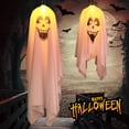 thumbnail image 3 of Halloween Decorations Halloween Ghost Decorations Halloween Light Up Hanging Ghosts Cute Spooky Fall Halloween Ornaments Gifts Spooky Yard Tree Halloween Decorations Outdoor,Party Decor, 3 of 7