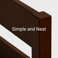 thumbnail image 5 of LIFEMENT Full Classic Wood Platform Bed Frame with Headboard, Solid Wood, No Box Spring Needed, Easy Assembly, Minimalist Modern Design, Under Bed Storage, Walnut, 5 of 8