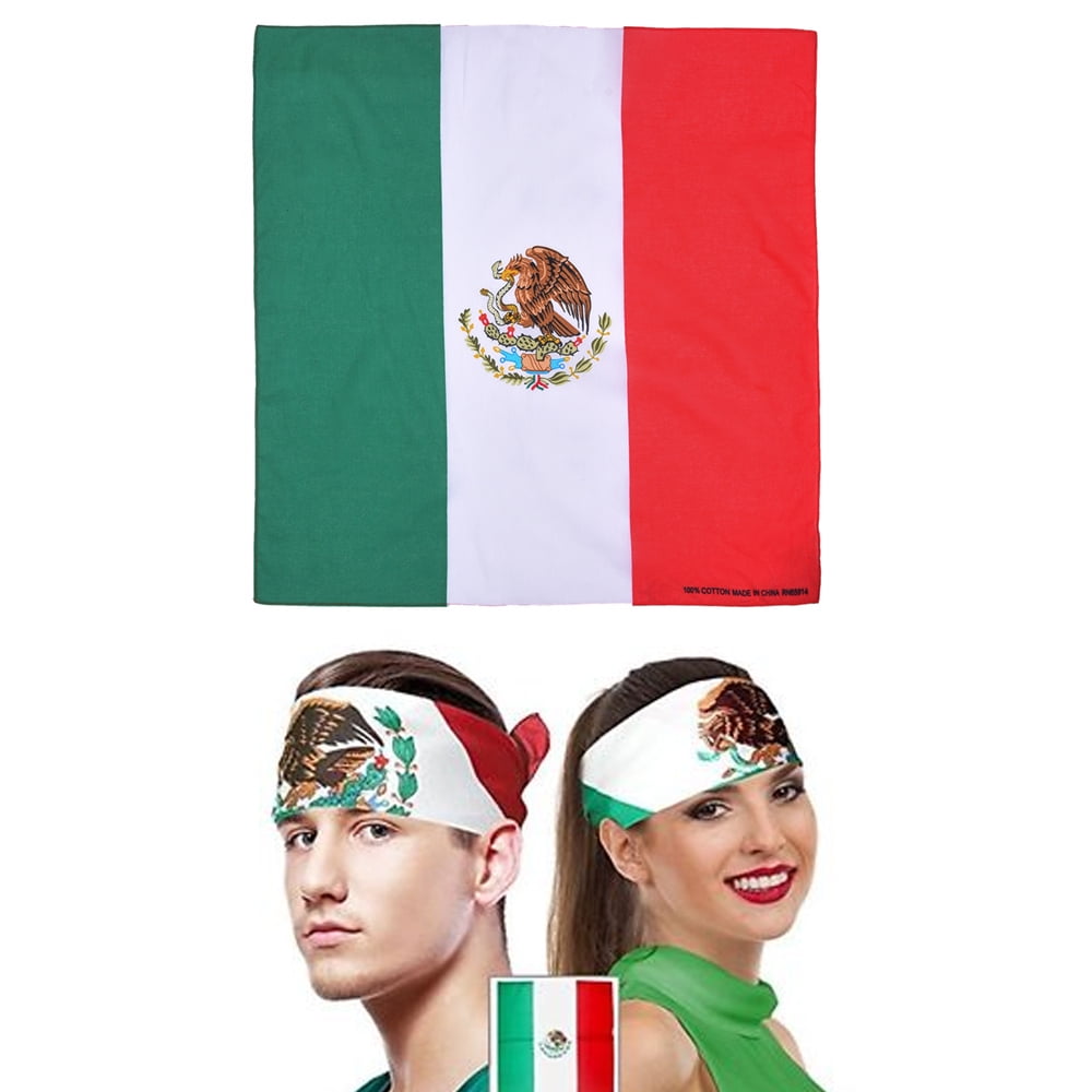 outdoors sports  bandera de Mexico Mexico Flag Headband for Yoga