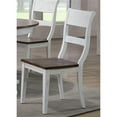 thumbnail image 6 of Iconic Furniture Company 42x82" 7-Pc Deco Wood Dining Set in Cocoa/Cotton White, 6 of 7