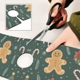 thumbnail image 6 of Yayeee Faucet Mat for Kitchen Sink 14.7" Diatomite Long Splash Guard Pad, Brown Christmas Gingerbread, 6 of 7