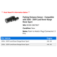 thumbnail image 2 of Parking Distance Sensor - Compatible with 2006 - 2009 Land Rover Range Rover Sport 2007 2008, 2 of 2