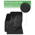 thumbnail image 3 of Floor Mats for Toyota RAV4 2019-2024 (Including Hybrid), TPE All Weather Vehicle Specific Fit Front 1st & 2nd Row Car Floor Liner Accessories, 3 of 6