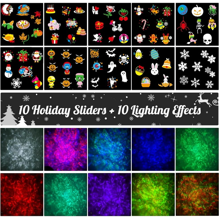 Halloween Projector Lights, LED Projection Light Show