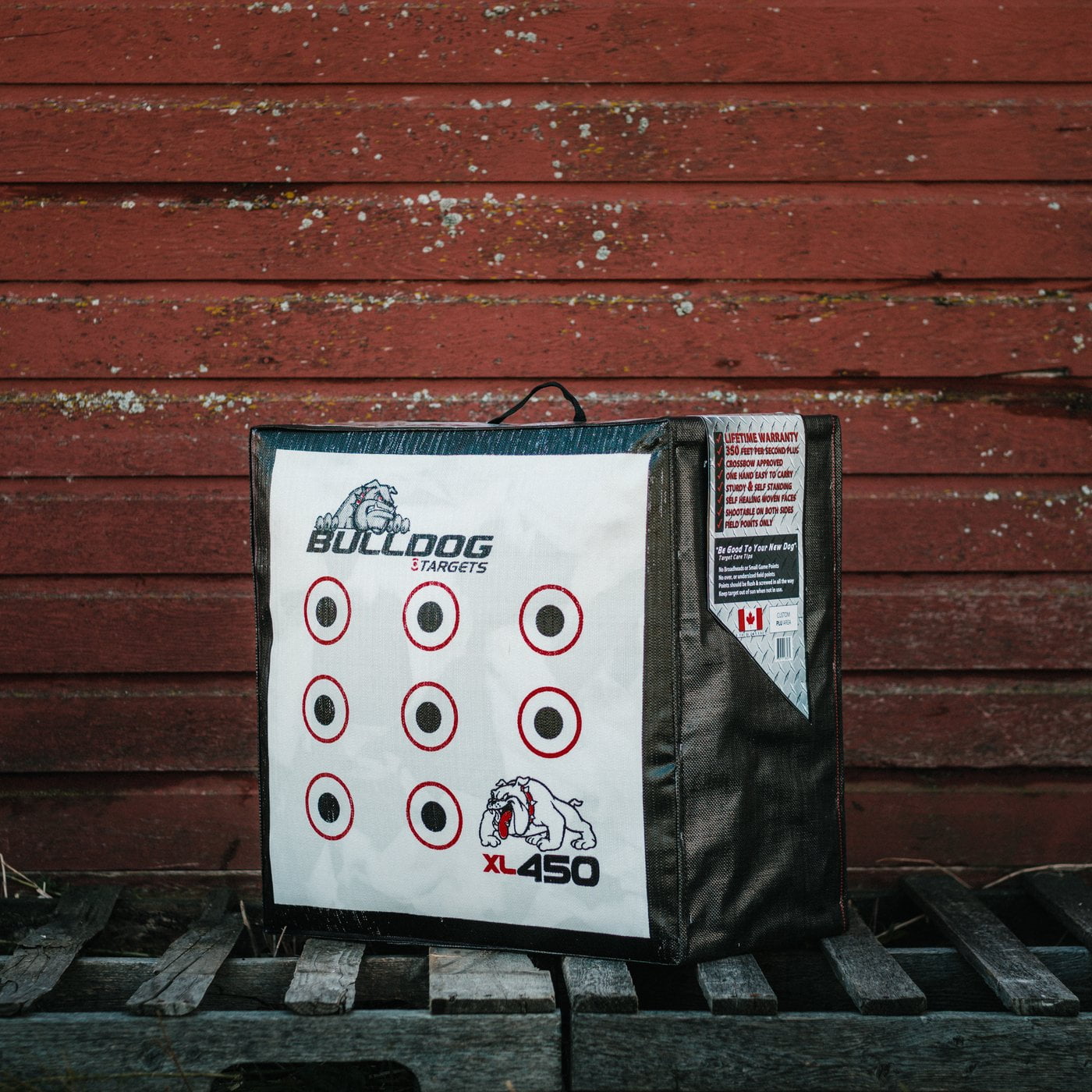 Bulldog Doghouse XL 450 Archery Target STANDARD Series with 15lb
