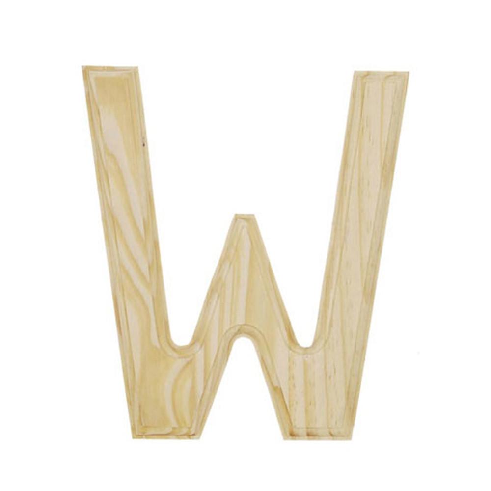 Unfinished Wooden Letter W 6 Inches Walmart Com Walmart Com