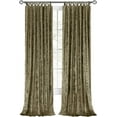 thumbnail image 4 of Ben&Jonah Simple Elegance Joy Criss-Cross Window Curtain Panel - 50" W x 84" L Moss, 4 of 5