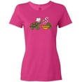 thumbnail image 3 of Inktastic Cute Turtle Chefs Making Soup Women's T-Shirt, 3 of 5