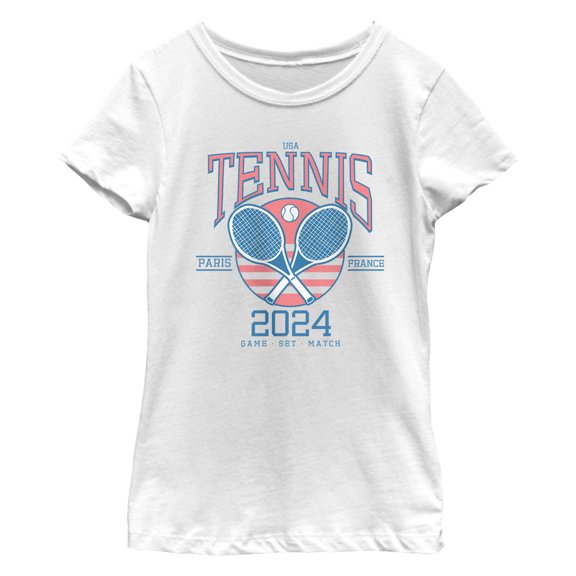 Girl's Lost Gods Tennis Match 2024 Graphic T-Shirt