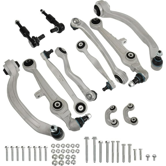 LABLT  Front Upper Lower Control Arms Kit Replacement for Audi Quattro 2000-2010 A4 A8