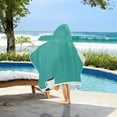 thumbnail image 3 of Yayeee Kids Hooded Towels Toddler Soft Absorbent Beach Bathing Wrap 50" x 23.5", Black Cat and Coffee, 3 of 5