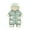 Green, variant on LYMAYTER Infant Unisex Hooded down One-Piece Girls Boys Cartoon Warm Romper Newborn Fall Winter Crawling Clothes for 6-24 Months