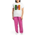 thumbnail image 4 of CafePress - Larkin Arms Tricolour Women's Light Pajamas - Women's Short Sleeve Print T-Shirt and Pants Light Cotton Pajama Set, 4 of 7