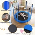 thumbnail image 3 of 5.5FT Kids Trampoline with Basketball Hoop, SEGMART Upgraded Indoor Toddler Trampoline with Enclosure for Kids, Outdoor Round Small Trampoline with Basketball, Gift for Boys Girls, 3 of 6