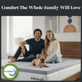 thumbnail image 3 of Allswell GlacierRest 2 in Graphite Memory Foam Mattress Topper, King, 3 of 7