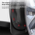 thumbnail image 4 of Guardabarros delanteros Y traseros, protectores contra salpicaduras, Protector de guardabarros para Tesla Model Y 2021-2023 Model 3 2016-2023, fibra de carbono ABS, 4 of 5