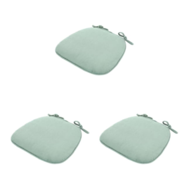 Bewildely Cojín Extra Largo para Silla - Textura Mejor Estabilidad de Soporte Esponja de Alta Densidad Cremallera Inferior Antideslizante Verde Type1 NO1