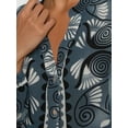 thumbnail image 3 of Printed Long Sleeve Viscose Maxi Dress, 3 of 7