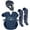 Navy, variant on All Star Youth Nocsae System7 Axis Pro Catcher's Set