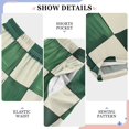 thumbnail image 6 of FORMRS Boys Pajama Pants with Pockets Size 13-14Y Kids Lounge Sleep Bottoms, Green and White Plaid Pattern, 6 of 8