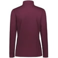 thumbnail image 3 of Holloway Sportswear XL Womens Prism Bold 1/4 Zip Pullover Maroon/White 222791, 3 of 5