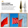 thumbnail image 2 of Shisuyan Embout de Mât Drapeau Doré 2 Pcs 8.3x2in, 2 of 9