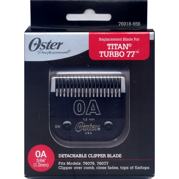 Oster Titan/Turbo 77 Replacement Blade Size: 0A
