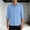 #Light Blue, variant on DPTALR Men's Fashion Solid Color Lapel Button-up Pocket Long Sleeve Cardigan Shirt,Light Blue,Big and Tall Men L