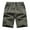 Army Green, variant on Mens Shorts Summer Casual Printed Shorts Loose And Versatile Capris Cotton Straight Leg Pants