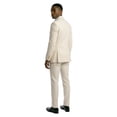 thumbnail image 4 of Tazzio Skinny Fit Double Breasted Shawl Collar 2pc Suit Set, 4 of 4