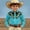 F200-Sky Blue, variant on FYDUU Boy's Western Cowboy Shirt Printed Long Sleeve Shirts Vintage Casual Button Up Blouses Regular Fit Dress Festival Shirts For Kids 10-11 Years