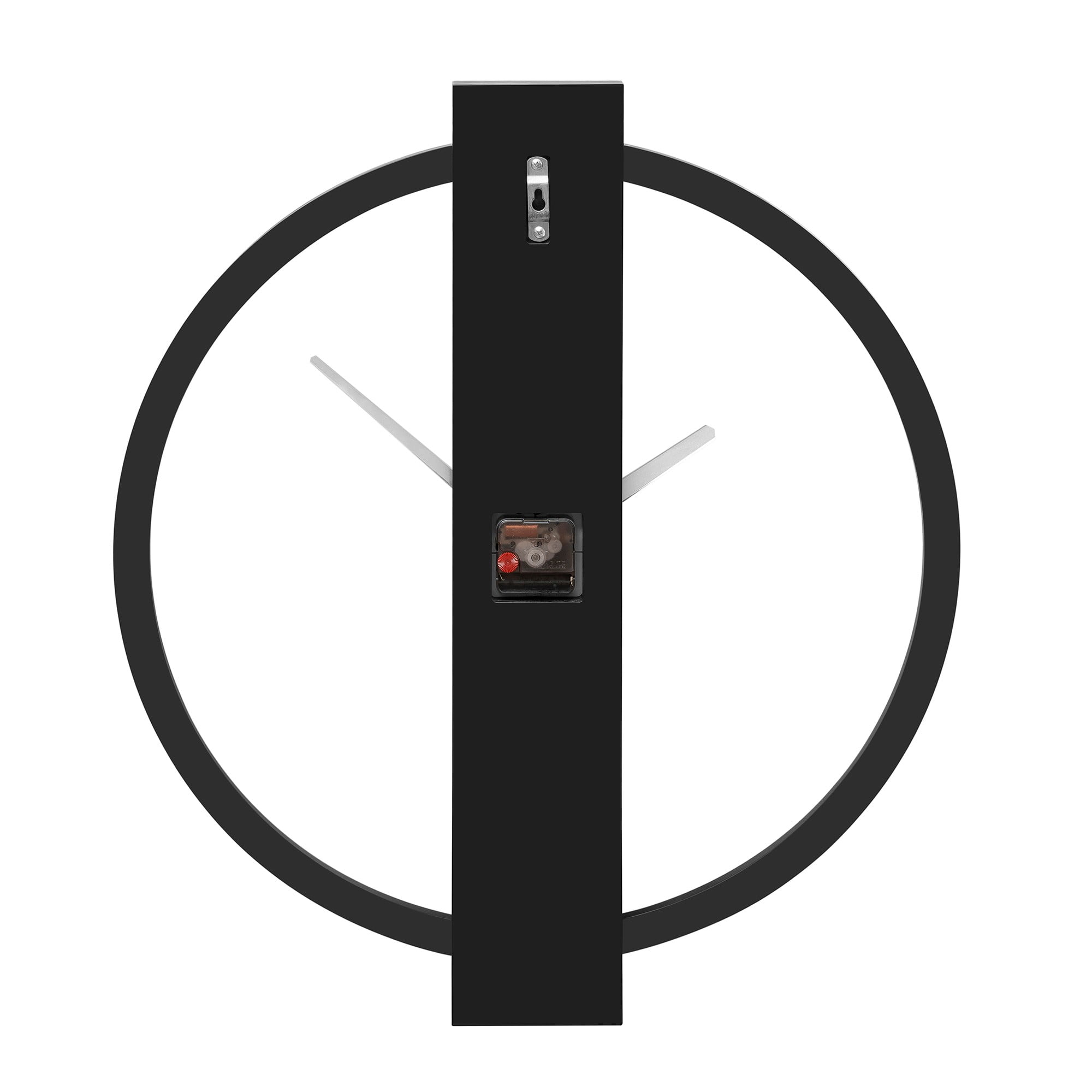 SHYFOY Black Wall Clock Decorative Large Clock for Living Room Decor Modern Mirror Clock Wall Decor for Office Bedroom Fireplace Decor